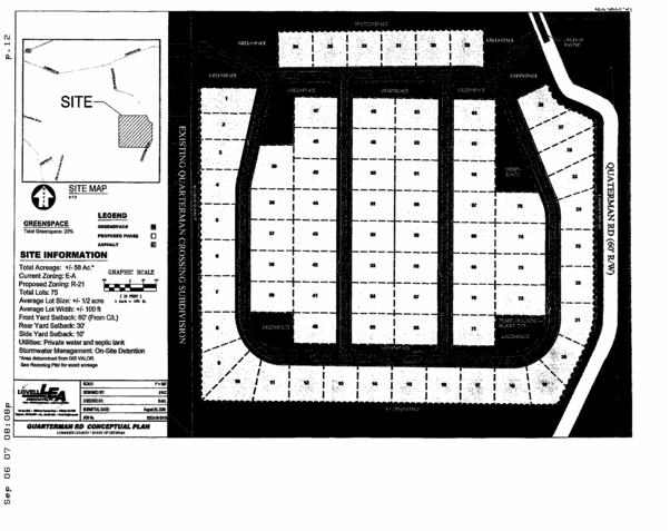 75 Houses Plan of 25 August 2006